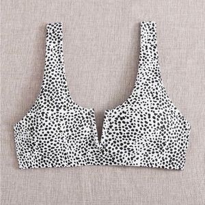 *Never Worn* Dalmatian Print Swim Top